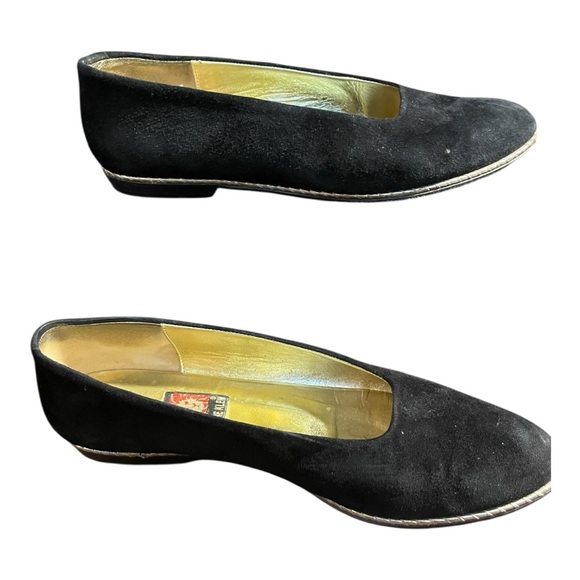Anne Klein Vintage Black Suede Slip-On Flats | Timeless Classic Chic 7M - Picture 5 of 12